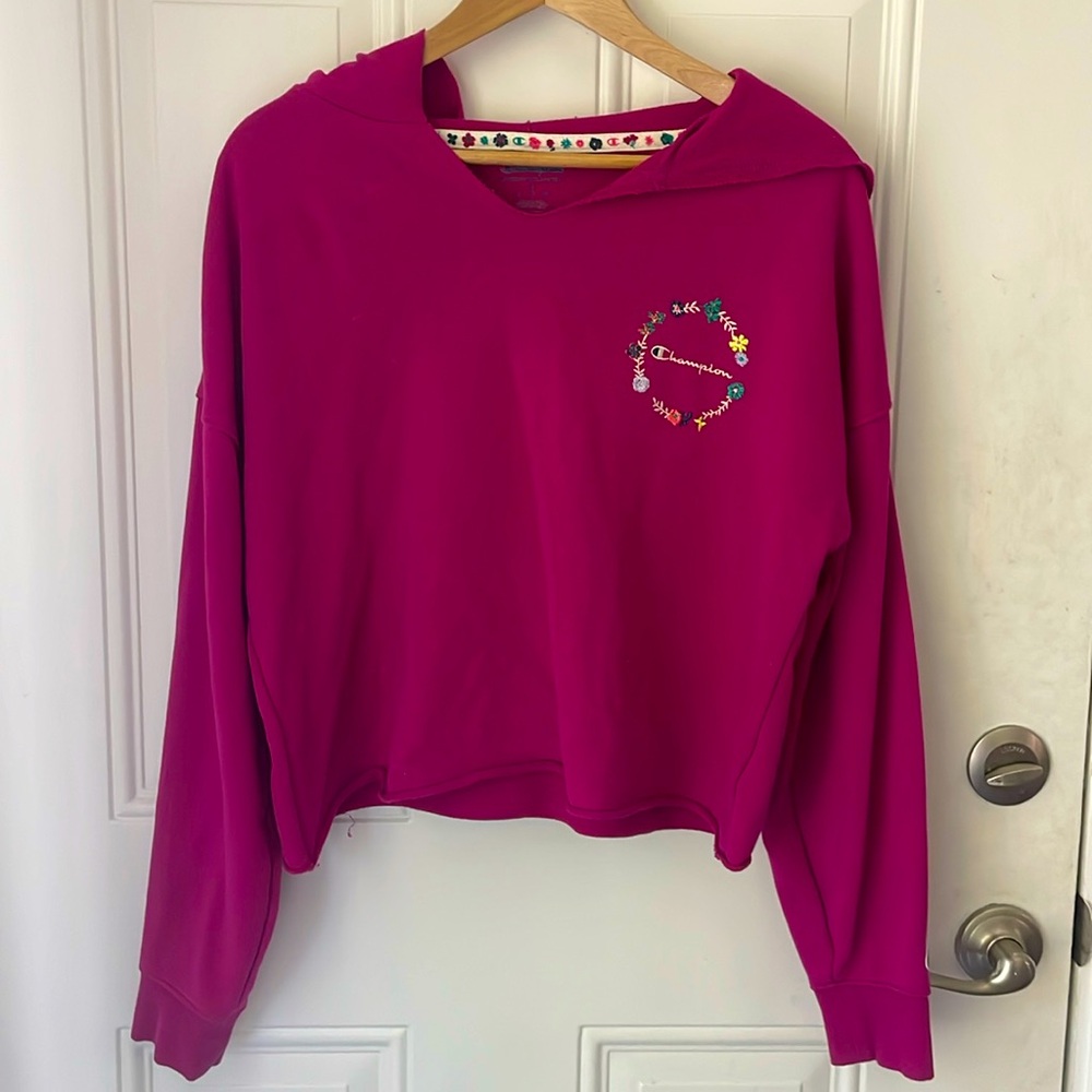 Champion Cropped Hooded Jacket